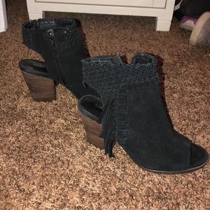 Lucky Brand Open toe Booties